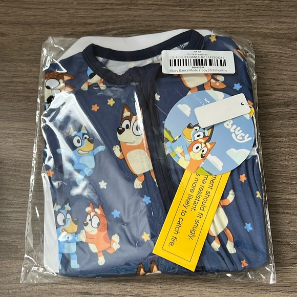 Little Sleepies Other - Bluey Little Sleepies Zippy NIB